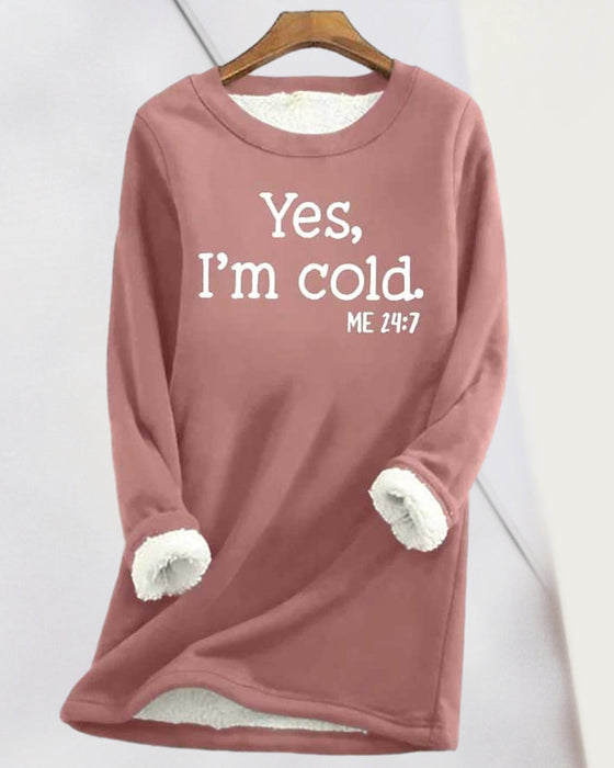 Bluza z nadrukiem w języku angielskim