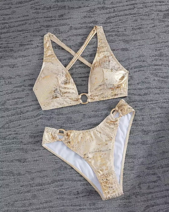 Bikini Metalowa Sprzączka Design