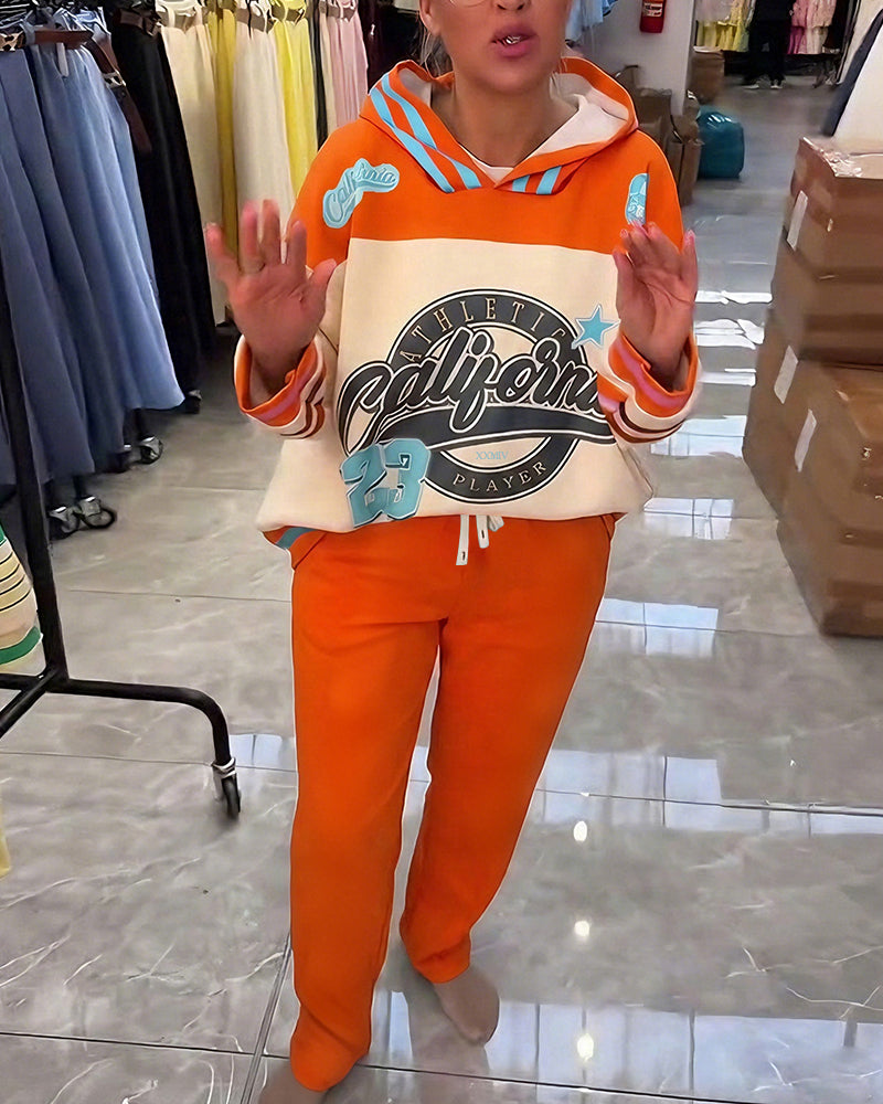 Komplet Wygodny Kolor Blok Sport