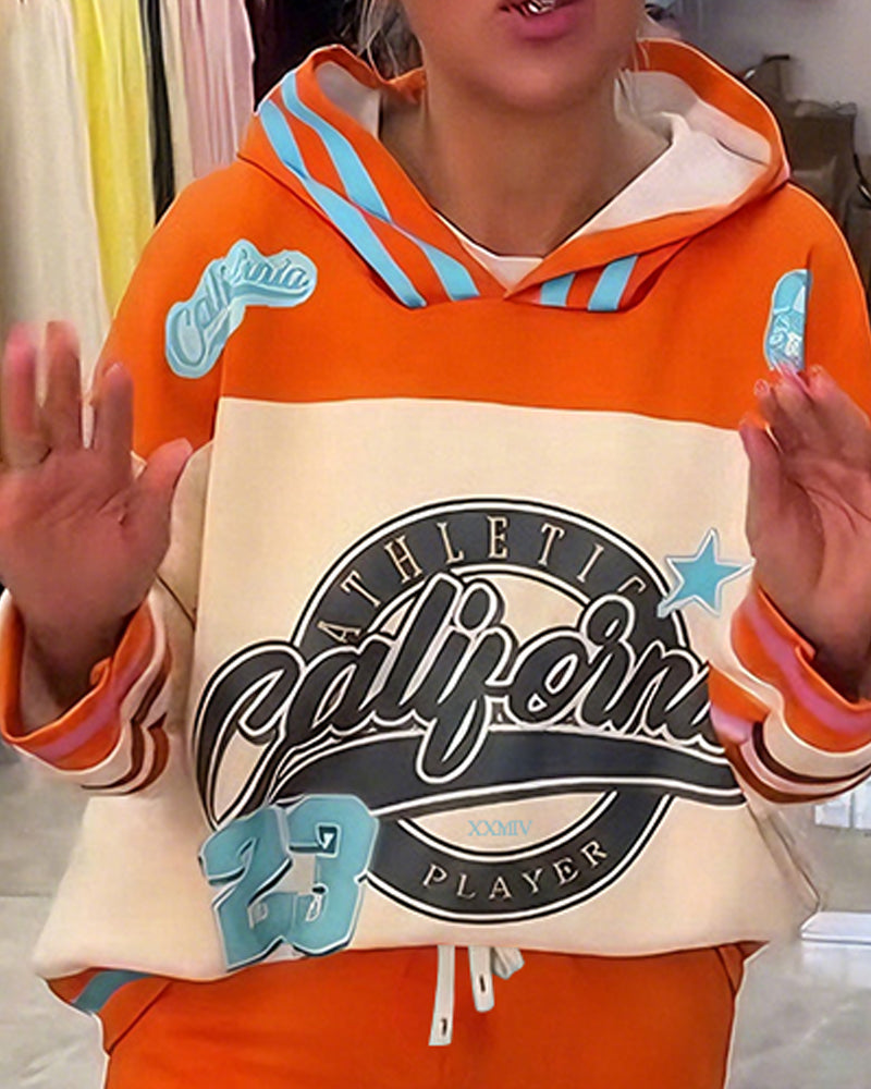 Komplet Wygodny Kolor Blok Sport