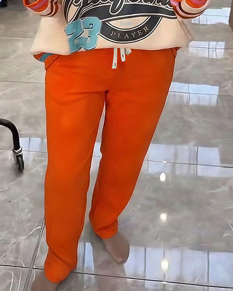 Komplet Wygodny Kolor Blok Sport