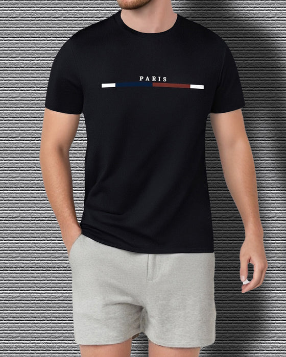 T-Shirt Szybkie Suszenie Okrągły Dekolt Krótki Rękaw