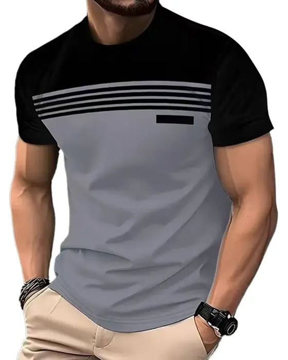 Męski T-Shirt Oddychający Szybkoschnący Krótki Rękaw