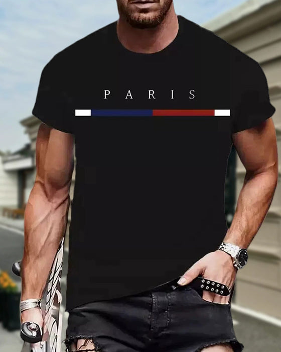 T-Shirt Szybkie Suszenie Okrągły Dekolt Krótki Rękaw