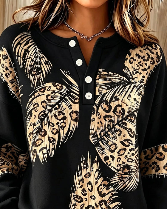 Bluza Lampart Pióro Druk