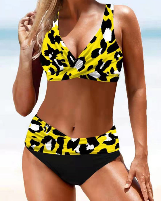 Kolorowe Bikini Kostium kąpielowy