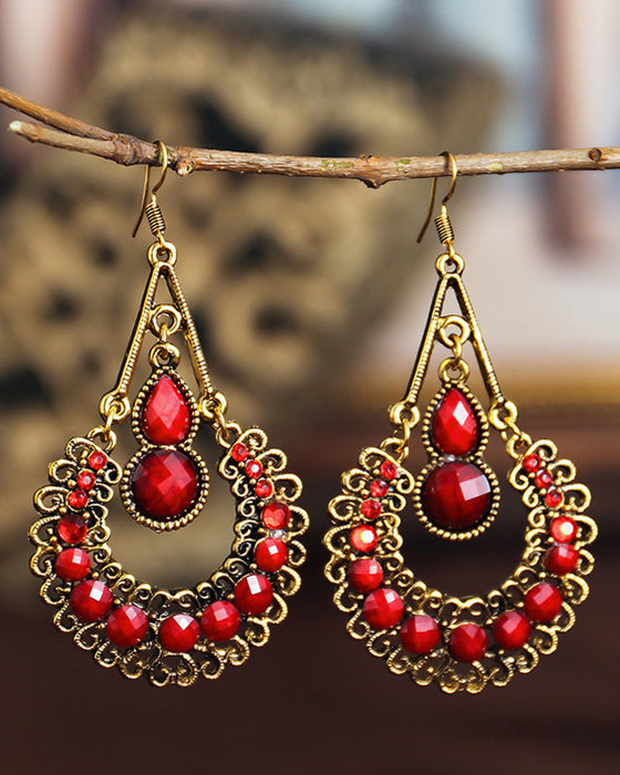 Długie kolczyki w stylu boho