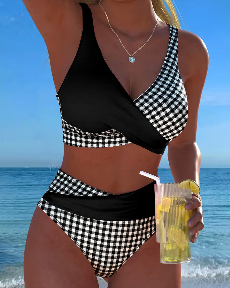 Bikini Krata Patchwork