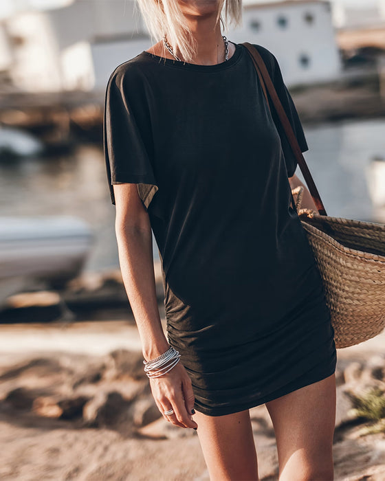 Sukienka Marszczona Talia Bodycon