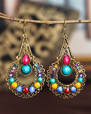 Długie kolczyki w stylu boho