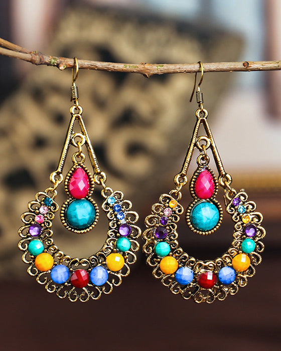 Długie kolczyki w stylu boho