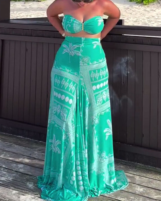 Strój kąpielowy Personalizowany I Elegancki Owinięty wokół Klatki Piersiowej