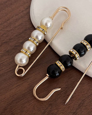 Wielofunkcyjna broszka z pereł