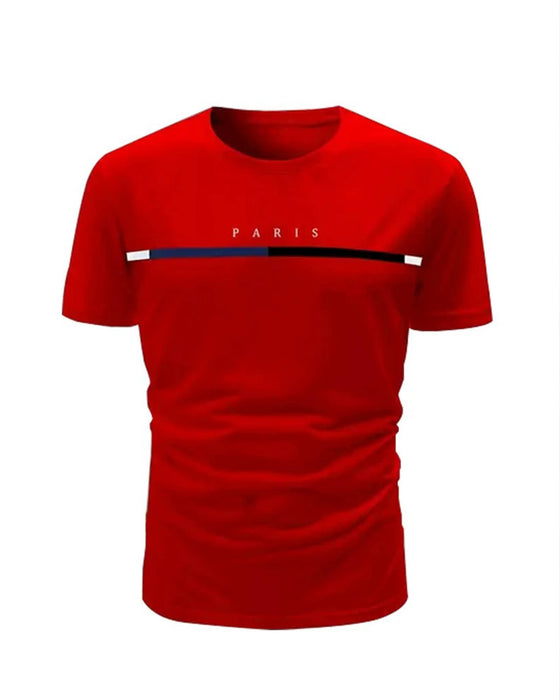 T-Shirt Szybkie Suszenie Okrągły Dekolt Krótki Rękaw