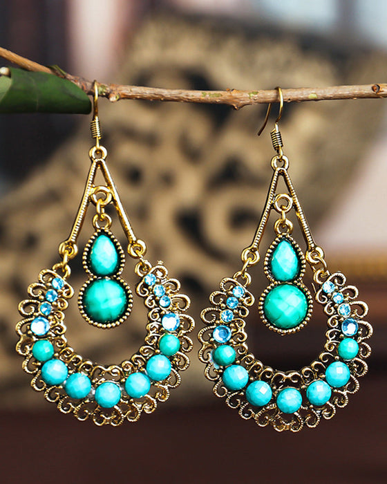 Długie kolczyki w stylu boho