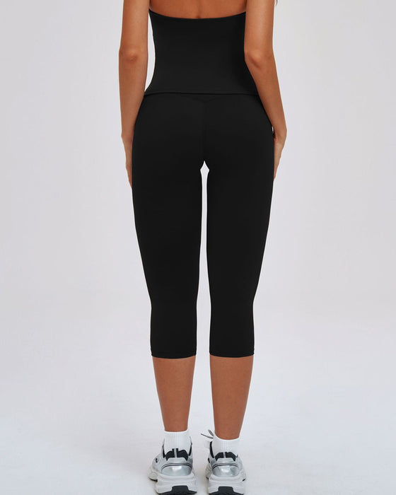 Leggings Yoga Wysoki Stan Średni
