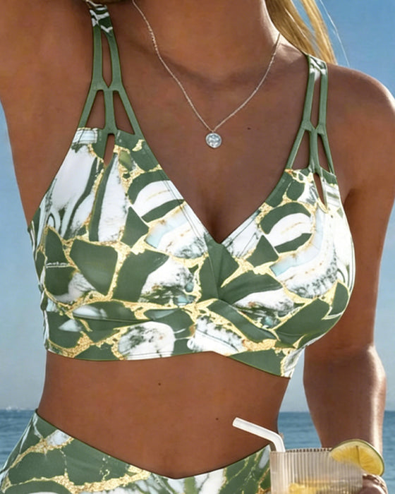 Bikini Pasek Wycięcie Projektantki