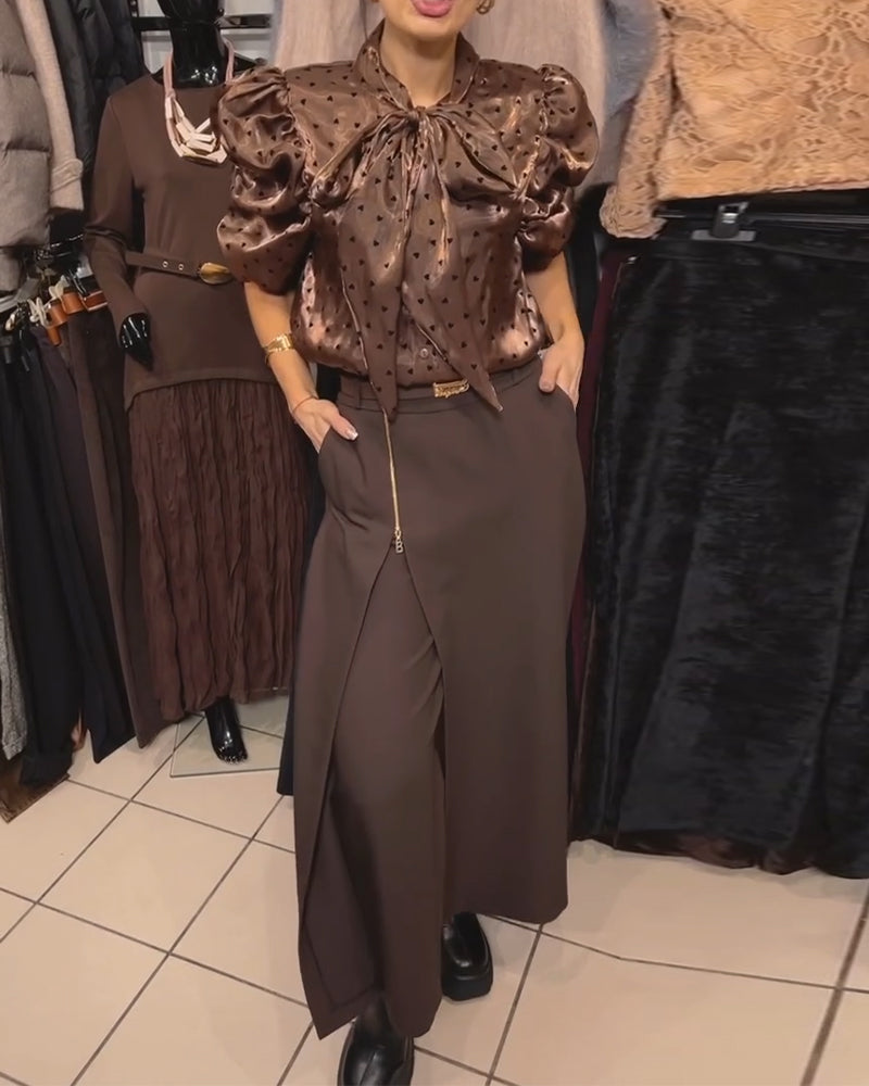 Spódnicospodnie Stylowy Design Z Zamkiem Casual