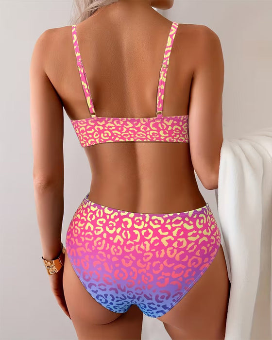 Bikini Stylowy Animal-Print