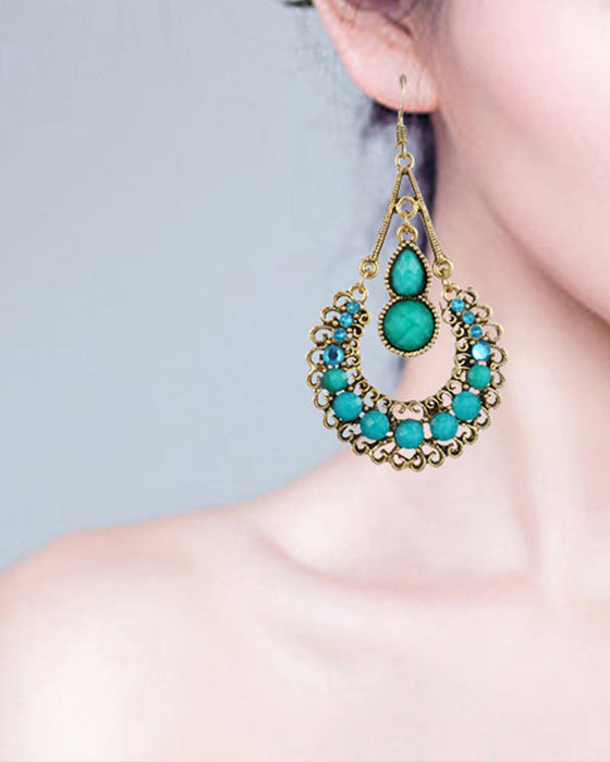 Długie kolczyki w stylu boho