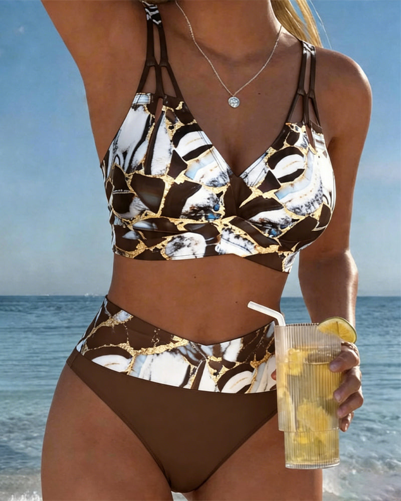 Bikini Pasek Wycięcie Projektantki