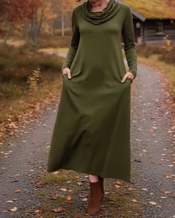 Sukienka casualowa, prosta, jednokolorowa