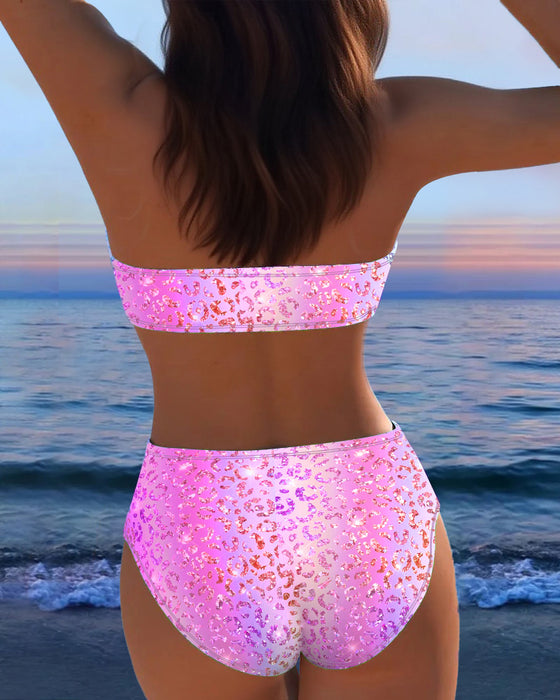 Bikini W Panterkę Bandeau
