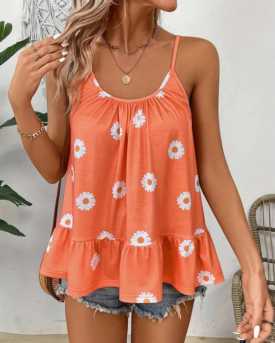 Cami Top Camisole Drukowany