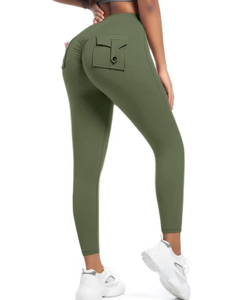 Spodnie Kieszeń Jednokolorowe Slim Fit Joga