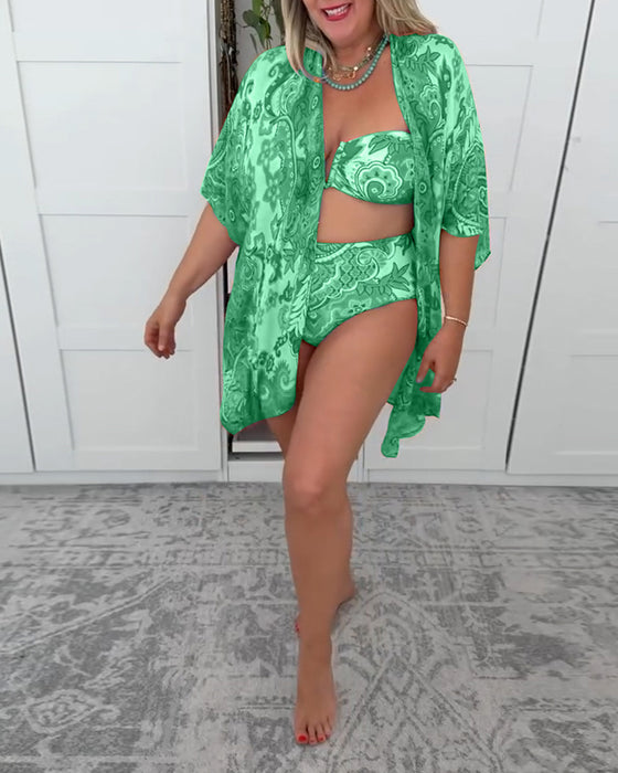 Strój Kąpielowy Trzyczęściowy Na Wakacje