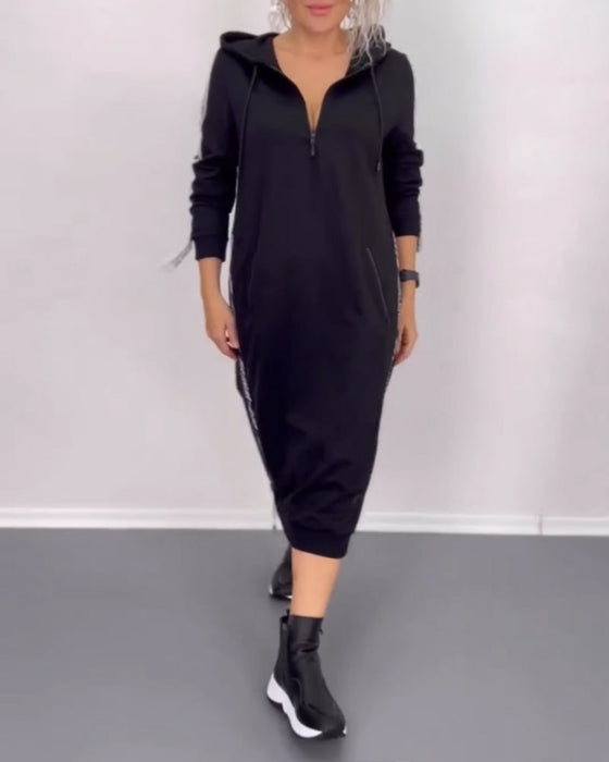 Sukienka zapinana na zamek