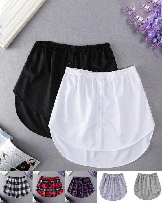 Pas przedłużający w stylu koszuli