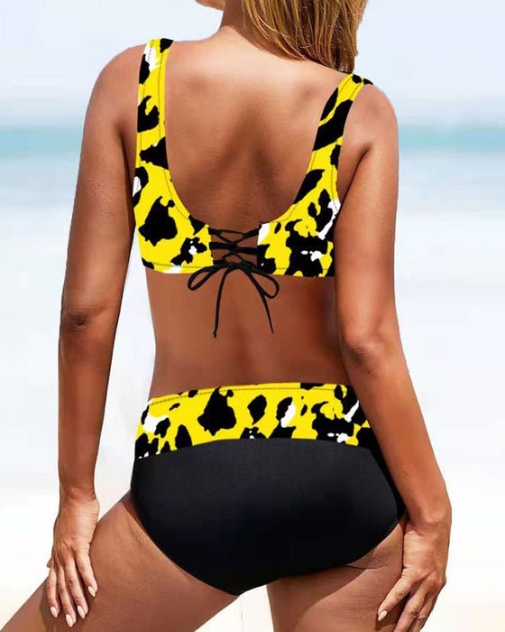 Kolorowe Bikini Kostium kąpielowy