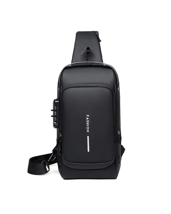 Torba na klatkę piersiową z hasłem antykradzieżowym