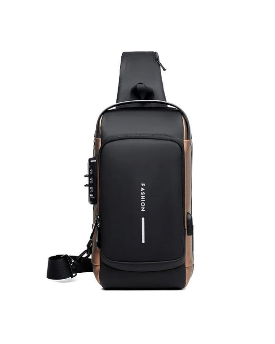 Torba na klatkę piersiową z hasłem antykradzieżowym