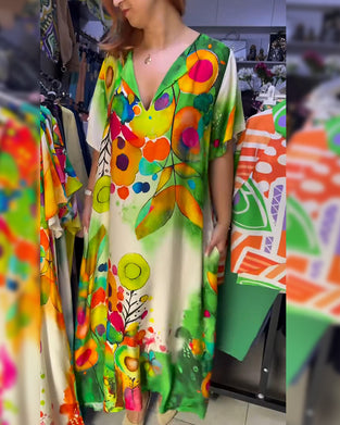 Sukienka Luźna Moda Casualowa