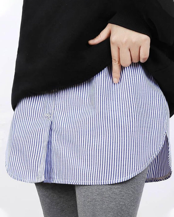 Pas przedłużający w stylu koszuli