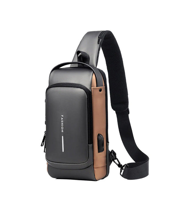 Torba na klatkę piersiową z hasłem antykradzieżowym