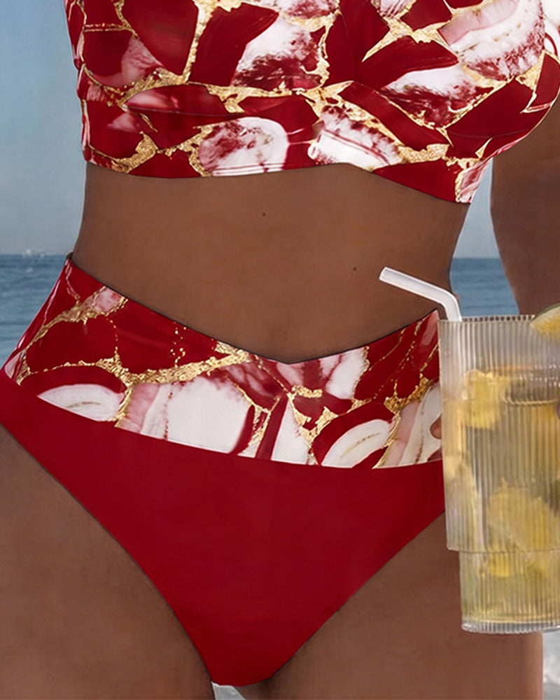 Bikini Pasek Wycięcie Projektantki