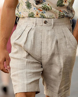 Luźne szorty w jednolitym kolorze