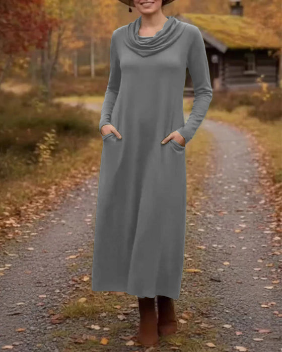 Sukienka casualowa, prosta, jednokolorowa