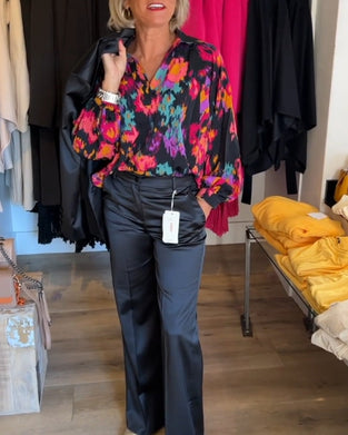 Elegancka bluzka z długim rękawem z personalizowanym nadrukiem