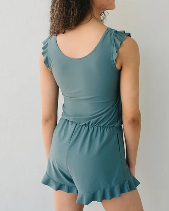 Jednoczęściowy kostium kąpielowy ze wbudowanym biustonoszem