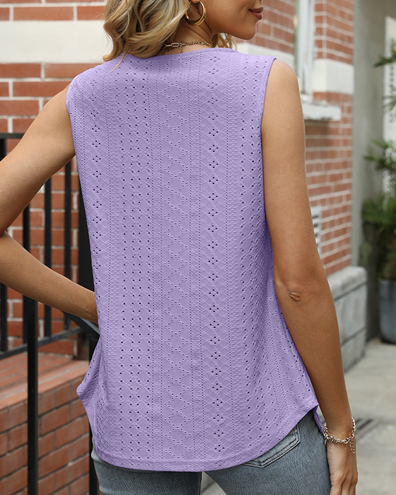 Bluzka z kwadratowym dekoltem w jednolitym kolorze