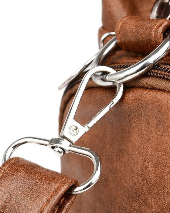 Torebka vintage z miękkiej ekoskóry