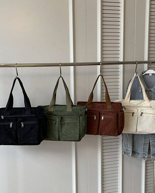 Jednolita torba sztruksowa