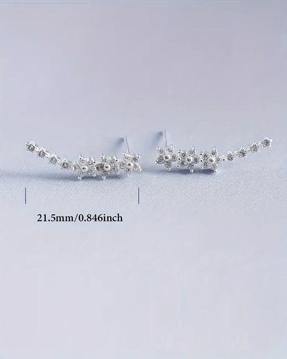 Słodkie i eleganckie kolczyki w kształcie gwiazdek