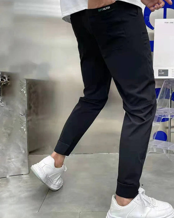 Męskie spodnie Cargo z wieloma kieszeniami