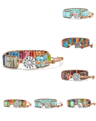 Kamienna bransoletka w stylu boho