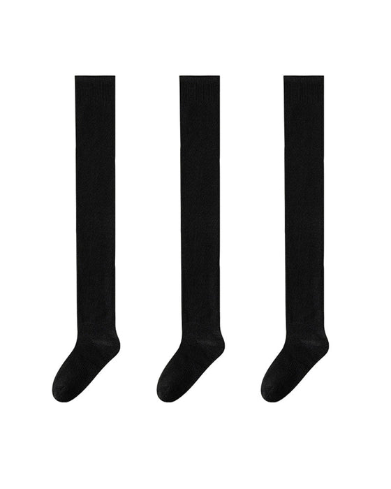 Pogrubione wysokie pończochy